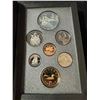 Image 2 : 1991 Royal Canadian Mint Proof Coin Set with Case and Card