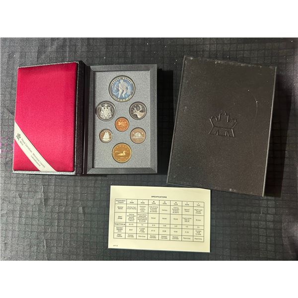 1993 Royal Canadian Mint Proof Coin Set With Box and COA