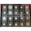 Image 4 : 20 Historic Coins of Canada in Wood Display Case