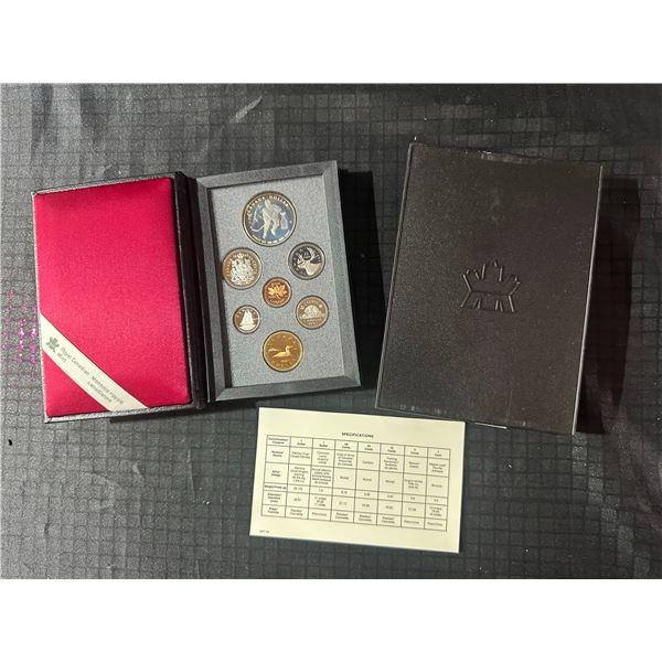 1993 Royal Canadian Mint Proof Coin Set with Case and Specifications