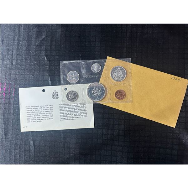 1964 Canada Uncirculated Coin Set in Mint Packaging