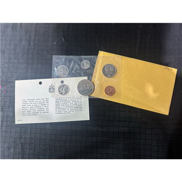 1968 Canada Uncirculated Coin Set in Original Packaging