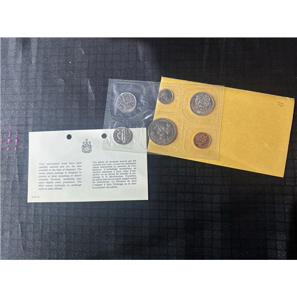 1970 Canada Uncirculated Coin Set in Original Packaging