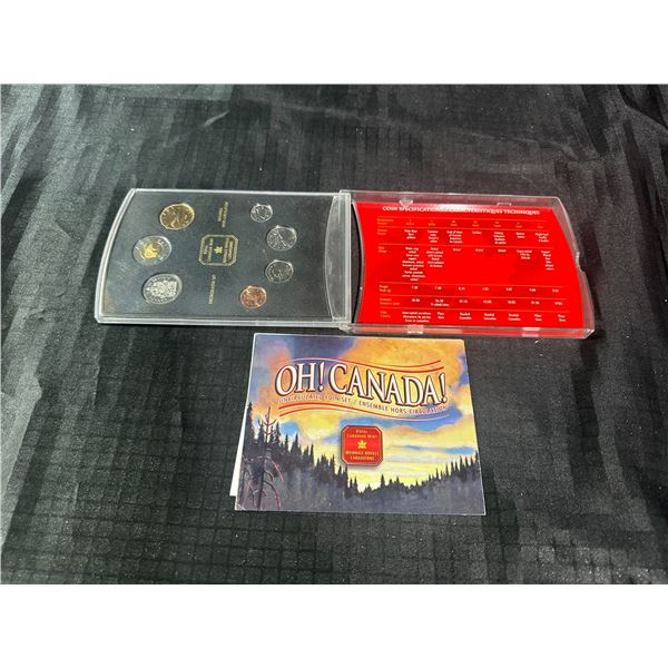 1998 Royal Canadian Mint Uncirculated Coin Set OH! Canada