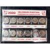Image 2 : Canada Millennium Quarter Sets 1999, 2000 and Canada 125 Set