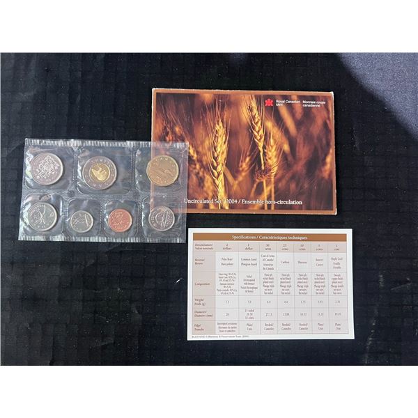 2004 Royal Canadian Mint Uncirculated Coin Set