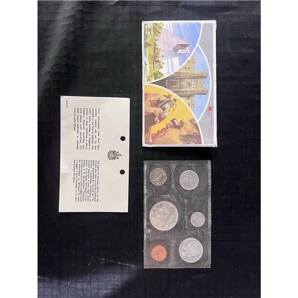 1966 Canadian Uncirculated Coin Set with Original Packaging