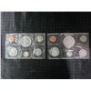 Image 2 : 1966 Canada Uncirculated Coin Sets in Original Mint Packaging
