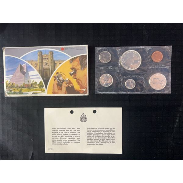 1964 Canada Uncirculated Coin Set With Original Envelope