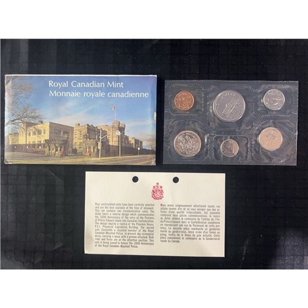 1973 Royal Canadian Mint Uncirculated Coin Set with Commemoratives