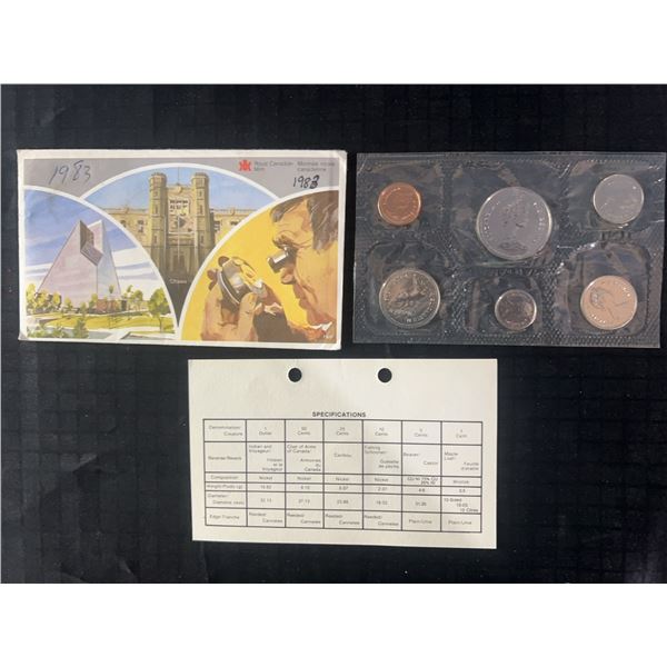 1983 Royal Canadian Mint Uncirculated Coin Set