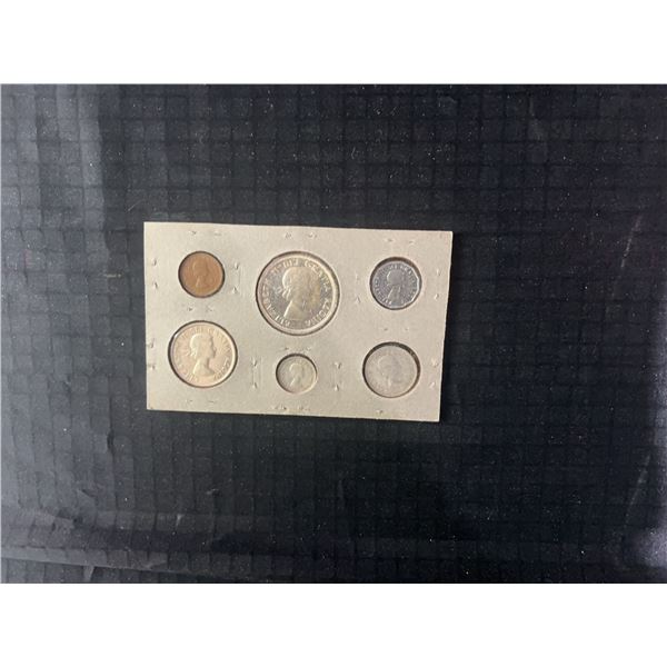 1954 Canada Specimen Coin Set with Six Coins