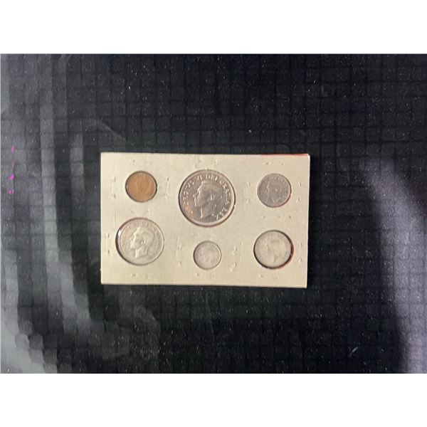 1949 Canada George VI Coin Set in Card Holder
