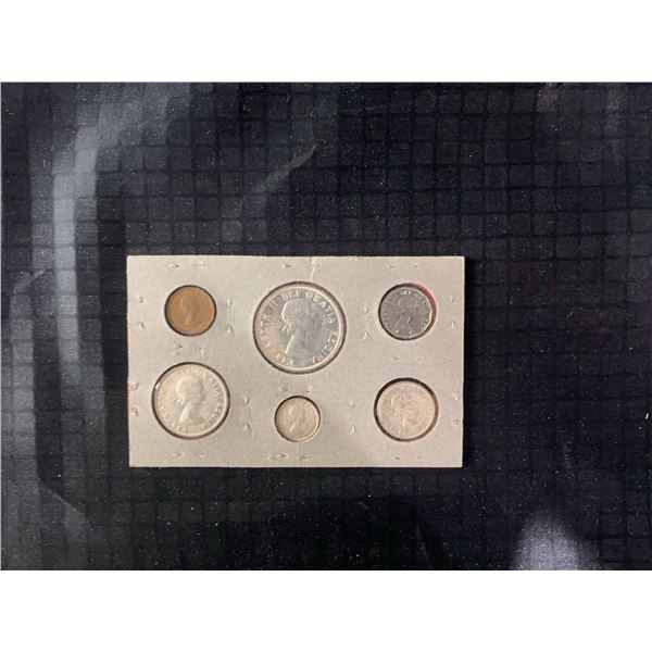 1957 Canada Proof-Like Coin Set (6 Coins) with Silver Dollar