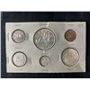 Image 3 : 1969 Canada Coin Set with Six Coins in Cardboard Holder