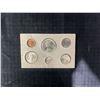 Image 1 : 1964 Canadian Uncirculated Coin Set, 6 Coins, Original Holder