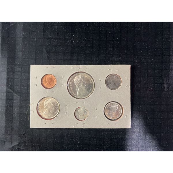 1966 Canada Coin Set in Cardboard Holder