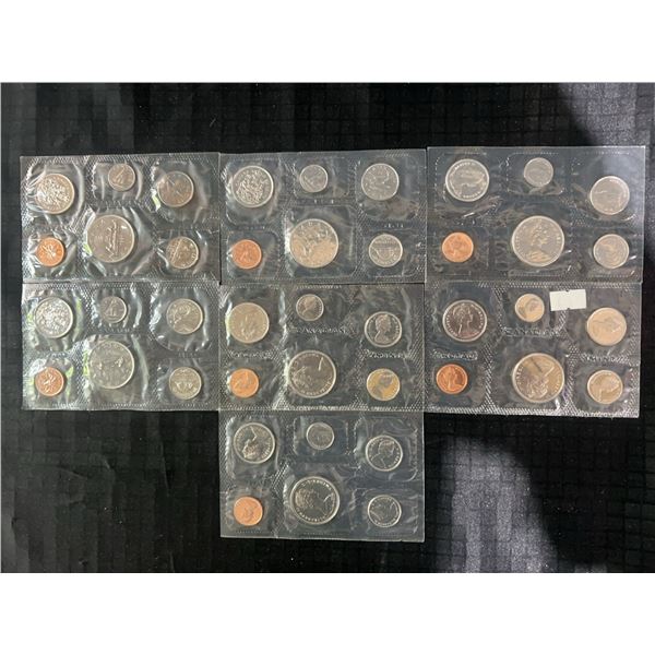 Canadian Mint Uncirculated Coin Sets, 1970s-1980s