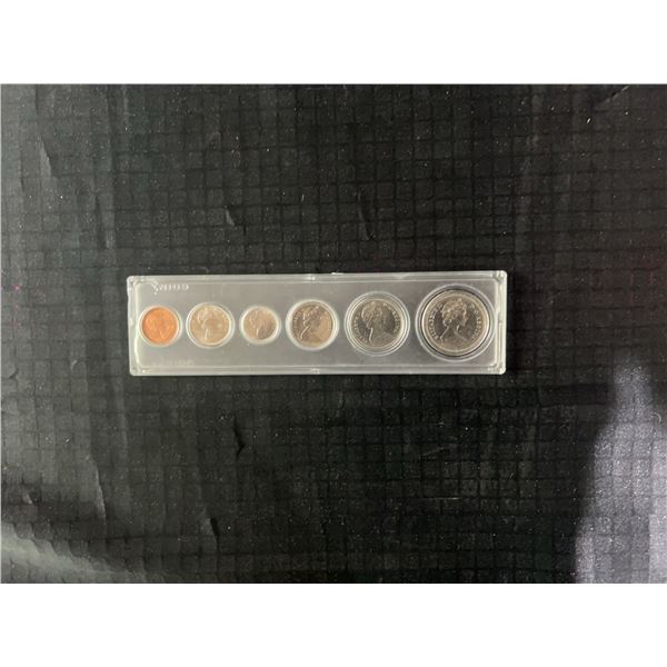1974 Canada 6-Coin Uncirculated Set in Plastic Case