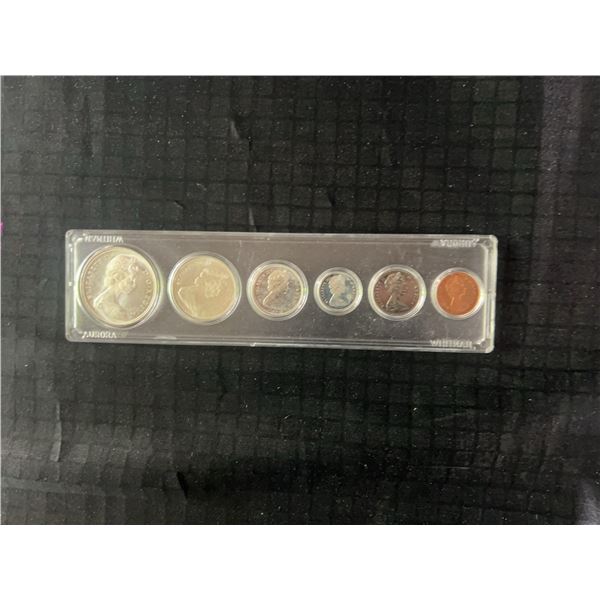 1955 Canada 6-Coin Uncirculated Set in Whitman Holder