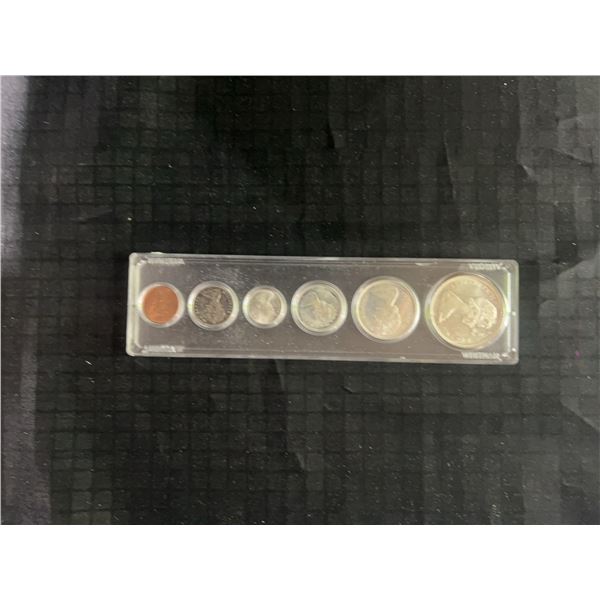 1966 Canada 6-Coin Set in Whitman Holder