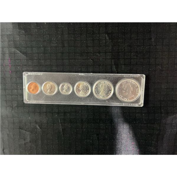 1964 Canadian Coin Set in Superior Plastic Case