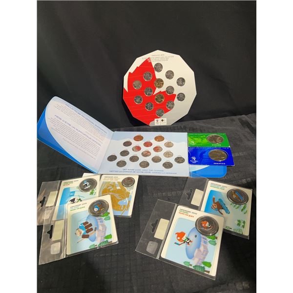 Canadian Olympic Coin Collection Sets Assorted (1999, 2000, 2010)