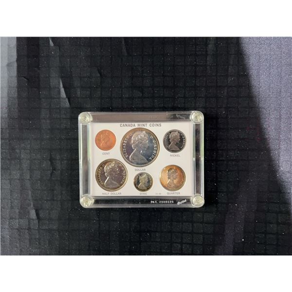 1965 Canada Mint Coin Set in Presentation Case, 80% Silver