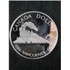 Image 2 : 1886-1986 Vancouver Centennial 80% Silver Canadian Dollar Coin