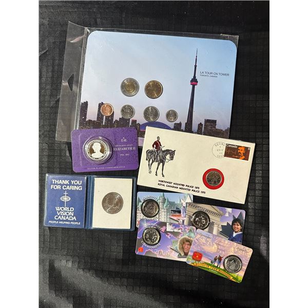 Canadian Coin Collection Including 1973 RCMP and Millennium Sets
