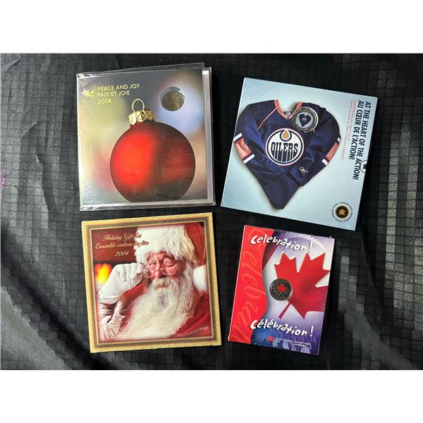 Four Royal Canadian Mint Coin Gift Sets 2004–2014