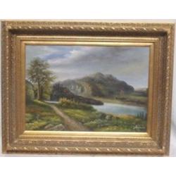 Anyela "Path, Mountains and Lake"