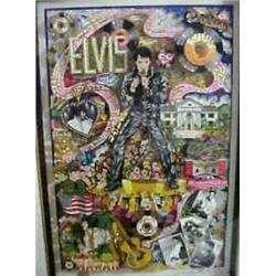 FAZZINO "ELVIS" ORIGINAL 3-D SERIGRAPH RARE!!
