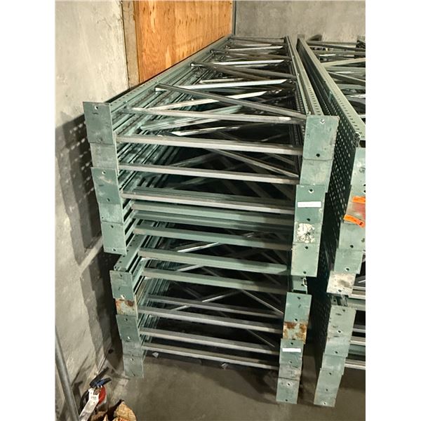 L1 - Group of 20 Racking Uprights - Approx. 192" x 42" / tube size 3"x3")