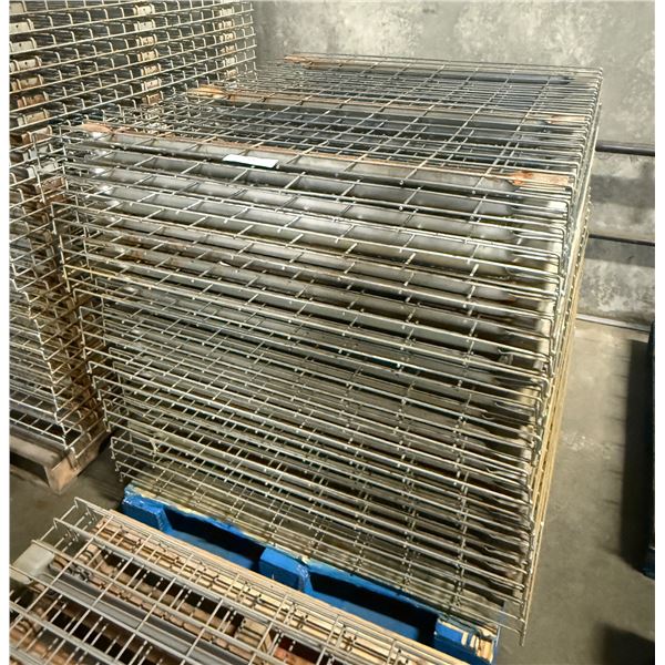 L1 - Group of 25 - Wire Mesh Decking, Approx. 45.5" x 43" Each
