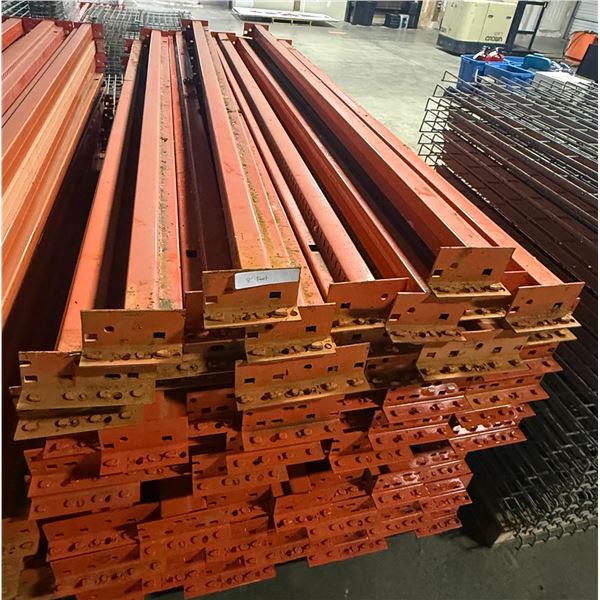 L1 - Group of Approx. 60-70 Racking Beams, 96" Each