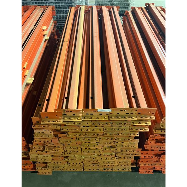 L1 - Group of Approx. 60-70 Racking Beams, 96" Each
