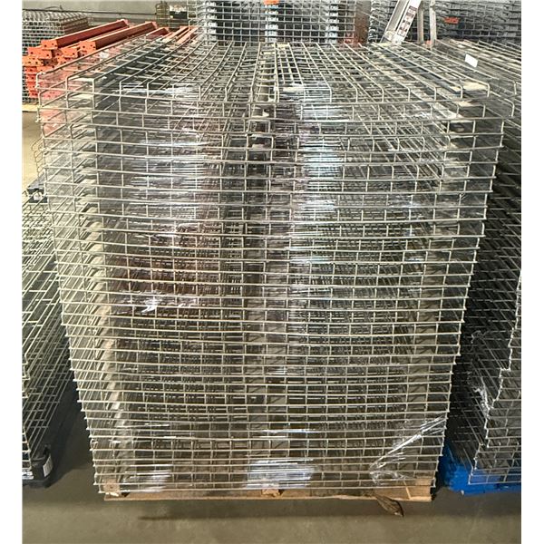 L1 - Group of 35 - Wire Mesh Decking, Approx. 45" x 42" Each