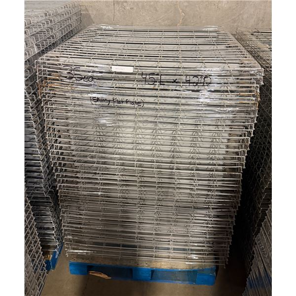 L1 - Group of 35 - Wire Mesh Decking, Approx. 45" x 42" Each