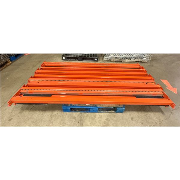 L1 - Group of Approx. 16 Pallet Beams, 98" Each