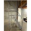 Image 3 : L1 - Rolling Steel Warehouse Ladder (6-Step with Platform, Approx. H95" x W25")