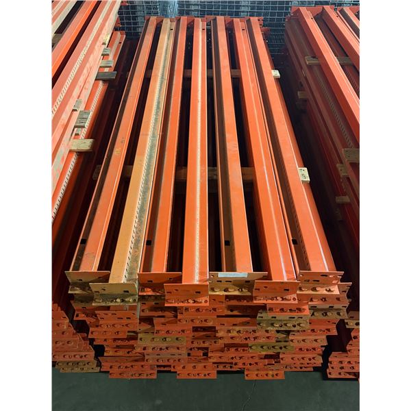 L1 - Group of Approx. 60-70 Racking Beams, 96" Each