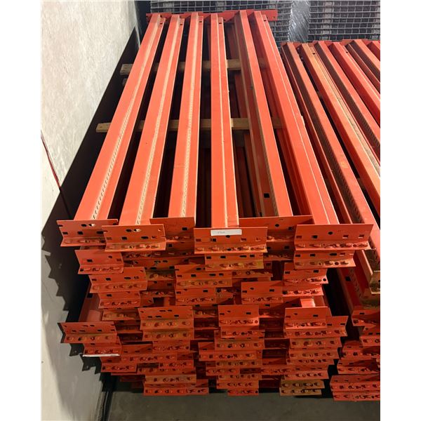 L1 - Group of Approx. 60-70 Racking Beams, 96" Each