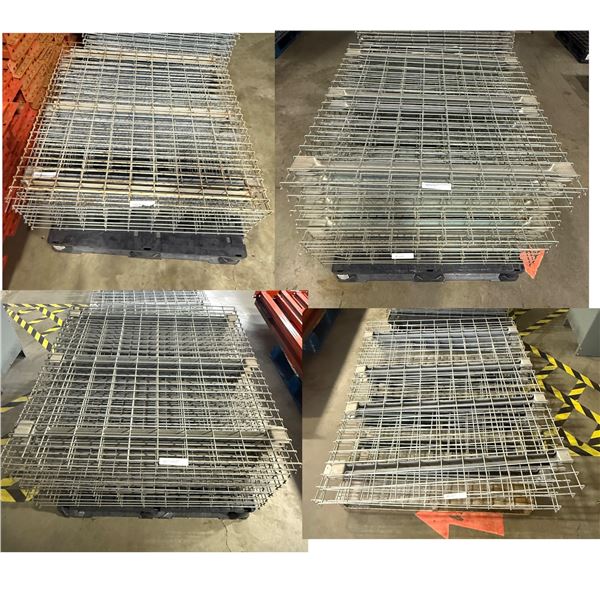 L1 - Group of 39 Wire Mesh Pallet Decking, 15-pcs 45" x 42", 13-pcs 46" x 43", 7-pcs 45" x 43", 4-pc