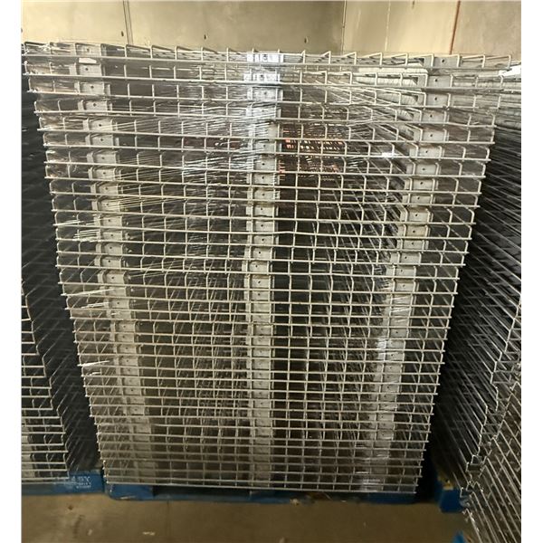 L1 - Group of 35 Wire Mesh Decking, 45" x 42" Each