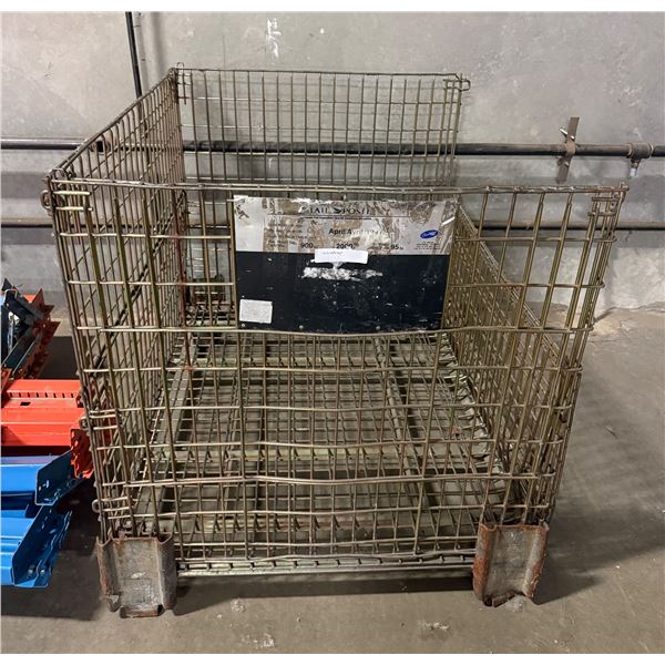 L1 - Metal Wire Storage Cage, 43" x 41" x 40"