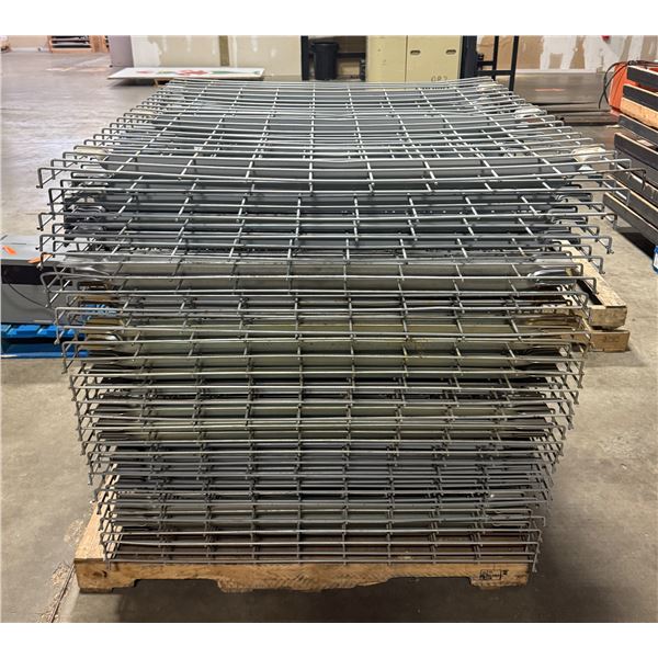 L1 - Group of 27 Wire Mesh Decking, 45" x 43" Each