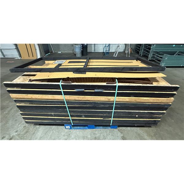 L1 - Group of 18 Wood Folding Tables, 24" x 96", Low Height