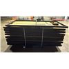 Image 2 : L1 - Group of 18 Wood Folding Tables, 24" x 96", Low Height
