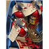 Image 4 : L1 - Group of Assorted Fire Extinguishers and Mounting Brackets